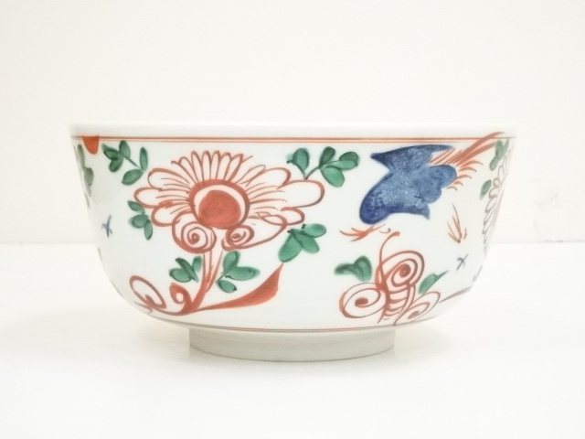 道具 ] - 道具 京焼 北峰造 呉須赤絵茶碗（共箱） | ネット